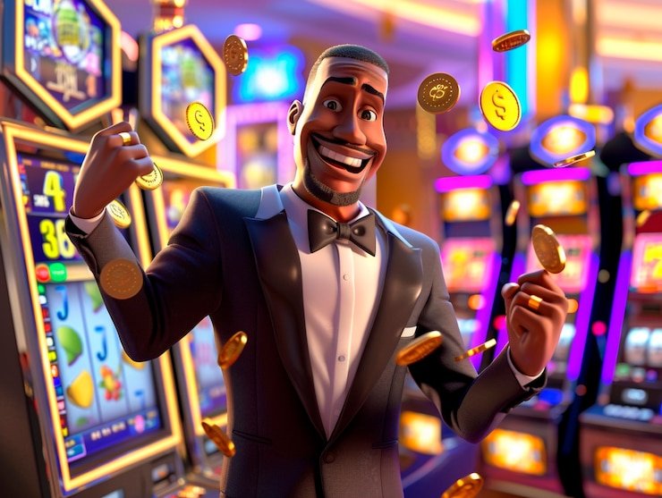 Tampilan penuh meja Sic Bo dengan 3 dadu berwarna di layar, grid taruhan, dan dealer profesional di studio HD bolabet